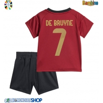 Maglie da calcio Belgio Kevin De Bruyne #7 Prima Maglia Bambino Europei 2024 Manica Corta (+ Pantaloni corti)